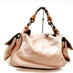 Bottega Veneta Intecciato Pink Soft Leather Bag